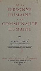 Humaine communauté humaine d'occasion  Livré partout en France