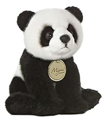 AURORA, 10821, MiYoni Panda, 7.5In, Soft Toy, Black, used for sale  Delivered anywhere in UK