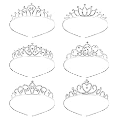 6pcs crystal tiara for sale  Delivered anywhere in Ireland