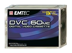 EMTEC Cassette Vierge Mini-DV 60 Min, 5 pièces en Pack, d'occasion  Livré partout en France