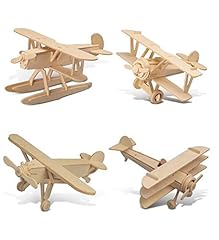 Puzzled wooden airplane for sale  Delivered anywhere in USA 