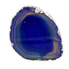 Agate slice silver for sale  Delivered anywhere in USA 