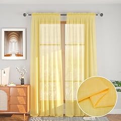 Upopo yellow sheer for sale  Delivered anywhere in USA 
