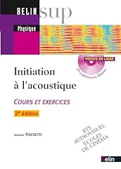 Initiation acoustique cours d'occasion  Livré partout en France