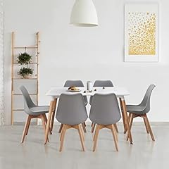 Homcasa white dining for sale  Delivered anywhere in UK
