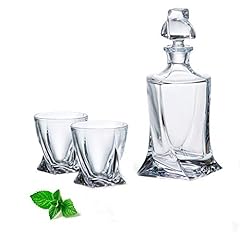 Crystal glass decanter for sale  Delivered anywhere in UK