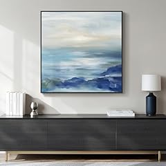Framed blue abstract for sale  Delivered anywhere in USA 