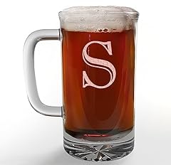 Etched monogram 16oz for sale  Delivered anywhere in USA 
