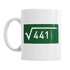 21st Birthday Gift Idea for Men Women Coffee Mug Square, used for sale  Delivered anywhere in UK