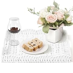 Scalloped rattan tray for sale  Delivered anywhere in USA 