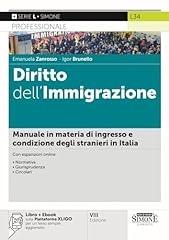 Diritto dell immigrazione. usato  Spedito ovunque in Italia 