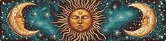 Sun moon metal for sale  Delivered anywhere in USA 