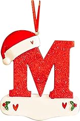 Christmas initial red for sale  Delivered anywhere in USA 