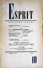 Esprit 1948 . d'occasion  Livré partout en France