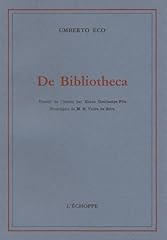 Bibliotheca d'occasion  Livré partout en France