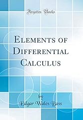 Elements differential calculus for sale  Delivered anywhere in Ireland