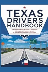 Texas drivers handbook usato  Spedito ovunque in Italia 