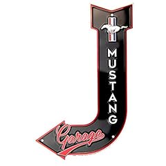 HangTime Mustang Garage Sign, Vintage Metal Automotive for sale  Delivered anywhere in Canada