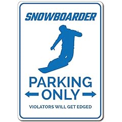 Snowboarder parking sign for sale  Delivered anywhere in USA 