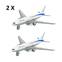 UMKYTOYS 2 Diecast Model Aeroplanes Commerical Aircraft for sale  Delivered anywhere in UK