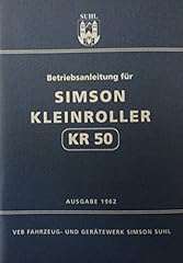 Betriebsanleitung simson klein gebraucht kaufen  Wird an jeden Ort in Deutschland