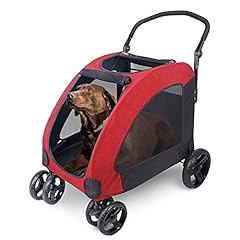 Pet Four-wheeled Stroller Dog Trolley Cat Carts Foldable for sale  Delivered anywhere in UK