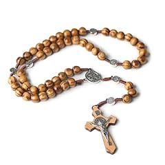 Azushwer wood rosary for sale  Delivered anywhere in UK