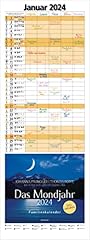Mondjahr 2024 familienkalender gebraucht kaufen  Wird an jeden Ort in Deutschland