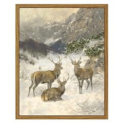 Arpeotcy deer canvas for sale  Delivered anywhere in USA 