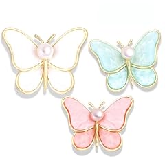 3pcs shell butterfly for sale  Delivered anywhere in UK