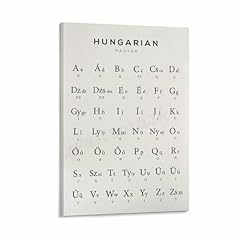 Hungarian alphabet chart for sale  Delivered anywhere in USA 
