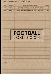 Football log book for sale  Delivered anywhere in UK