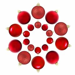 Red baubles christmas for sale  Delivered anywhere in UK