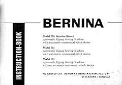 Instruction manual bernina for sale  Delivered anywhere in USA 