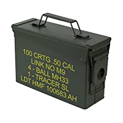 HMF 70010 Caja de Munición, US Ammo Box, Caja de Metal, 27,5 x 17,5 x 9,5 cm, verde segunda mano  Se entrega en toda España 