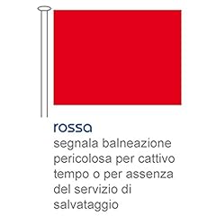 Bandiera rossa 70x100 usato  Spedito ovunque in Italia 