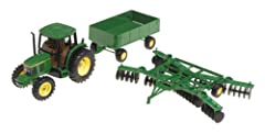 ERTL John Deere 6410 Tractor With Barge Wagon And Disk for sale  Delivered anywhere in USA 