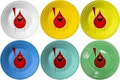 Fiesta cardinal plates for sale  Delivered anywhere in USA 