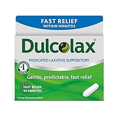 Dulcolax Fast Relief Medicated Laxative Suppositories,, used for sale  Delivered anywhere in USA 