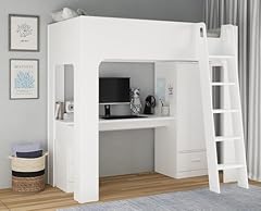 White wood finish for sale  Delivered anywhere in UK