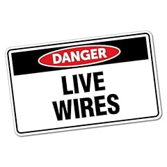Danger live wires for sale  Delivered anywhere in USA 
