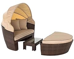 Rattan day bed for sale  Delivered anywhere in UK