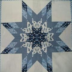 Used, 90" Wide Cheater Quilt Top Starlast Blue Contents 50/50. for sale  Delivered anywhere in USA 