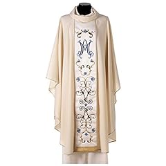 Ivory marian chasuble for sale  Delivered anywhere in UK