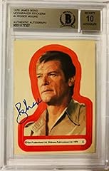 Roger moore signed for sale  Delivered anywhere in USA 