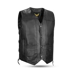 Leatherick gilet uomo usato  Spedito ovunque in Italia 