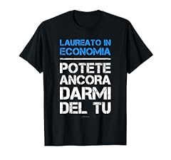Maglietta laurea regalo usato  Spedito ovunque in Italia 