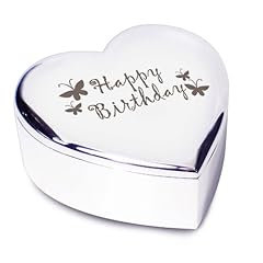 Happy birthday silver for sale  Delivered anywhere in UK