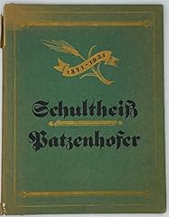 Schultheiss patzenhofer 1871 gebraucht kaufen  Wird an jeden Ort in Deutschland