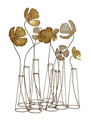 Deco metal floral for sale  Delivered anywhere in USA 